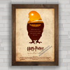 QUADRO DECORATIVO FILME HARRY POTTER 11