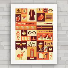 QUADRO DECORATIVO FILME HARRY POTTER 15 na internet