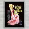 QUADRO DE CINEMA FILME HOTEL FOR WOMEN 1939