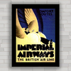 QUADRO DECORATIVO IMPERIAL AIRWAYS BRITISH 1930