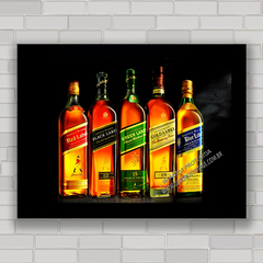 QUADRO DECORATIVO JOHNNIE WALKER SÉRIES