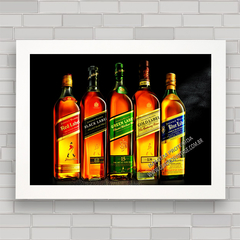 QUADRO DECORATIVO JOHNNIE WALKER SÉRIES - comprar online