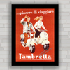 QUADRO DECORATIVO LAMBRETTA SCOOTER