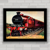 QUADRO TREM LMSR LOCOMOTIVE 2177 WAY 1930