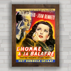 QUADRO FILME L'HOMME A LA BALAFRE 1948