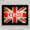 QUADRO DECORATIVO LONDON FLAG