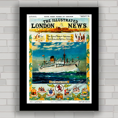 QUADRO VINTAGE LONDON NEWS 1952 - comprar online