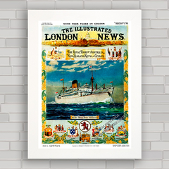 QUADRO VINTAGE LONDON NEWS 1952 na internet