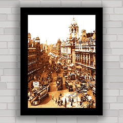 QUADRO RETRÔ LONDON TOTTENHAM COURT ROAD - comprar online