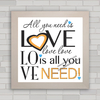 QUADRO DECORATIVO LOVE 3