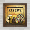 QUADRO DECORATIVO MAN CAVE 3