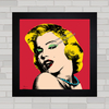 QUADRO DECORATIVO MARILYN MONROE POP ART 4