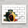 QUADRO DECORATIVO THE WALL PINK FLOYD