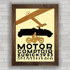 QUADRO VINTAGE MOTOR COMPTOIR ZURICH 1932 na internet
