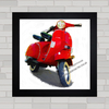 QUADRO DECORATIVO MOTOS 26 VESPA SCOOTER