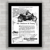 QUADRO VINTAGE MOTOS 77 HARLEY DAVIDSON TWIN 1927