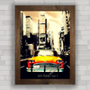 QUADRO DECORATIVO NEW YORK TAXI NO 1 SÉPIA