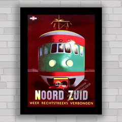 QUADRO DECORATIVO TREM NOORD ZUID