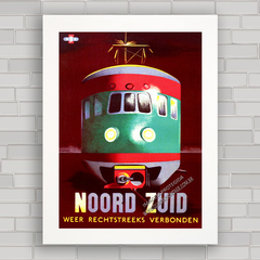 QUADRO DECORATIVO TREM NOORD ZUID - comprar online