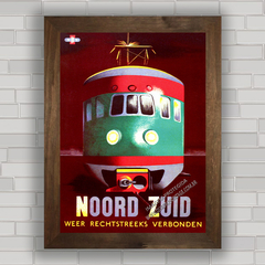 QUADRO DECORATIVO TREM NOORD ZUID na internet