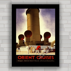 QUADRO DECORATIVO ORIENT CRUISES - comprar online