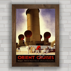 QUADRO DECORATIVO ORIENT CRUISES