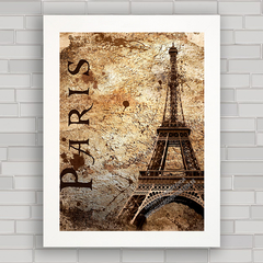 QUADRO VINTAGE PARIS EIFFEL ART na internet