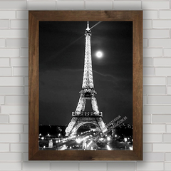 QUADRO RETRÔ PARIS EIFFEL CLAIR DE LUNE 3 na internet