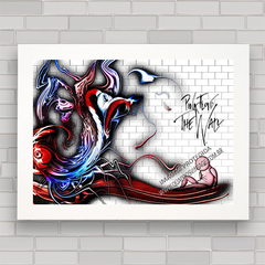 QUADRO DECORATIVO PINK FLOYD THE WALL 3