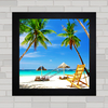 QUADRO DECORATIVO PRAIA 39 - PARAÍSO