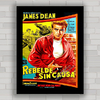 QUADRO DECORATIVO JAMES DEAN REBELDE SEM CAUSA