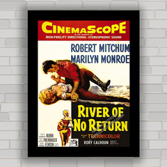 QUADRO FILME RIVER OF NO RETURN - MARILYN MONROE