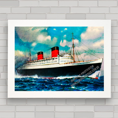 QUADRO NAVIO RMS QUEEN ELIZABETH - comprar online