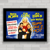 QUADRO FILME SOME LIKE IT HOT - MARILYN MONROE 5