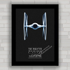 QUADRO DECORATIVO FILME STAR WARS 1 - TIE FIGHTER