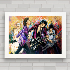 QUADRO DECORATIVO ROLLING STONES ART