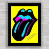 QUADRO DECORATIVO ROLLING STONES POP ART