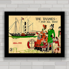 QUADRO DECORATIVO THE THAMES 1935 - comprar online