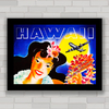 QUADRO DECORATIVO UNITED HAWAII 3 TURISMO