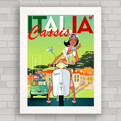 QUADRO DECORATIVO VESPA ITÁLIA - comprar online