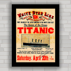 QUADRO DECORATIVO WHITE STAR TITANIC 2 - comprar online