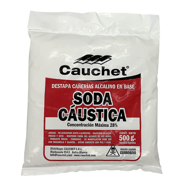 Soda Caustica 28% CAUCHET 500gr
