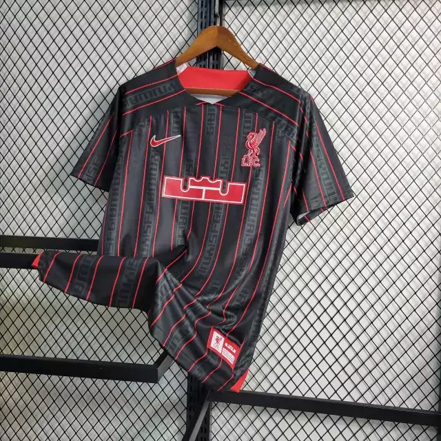 Camisa Liverpool Pré Jogo 22/23 Nike Champions League Masculina