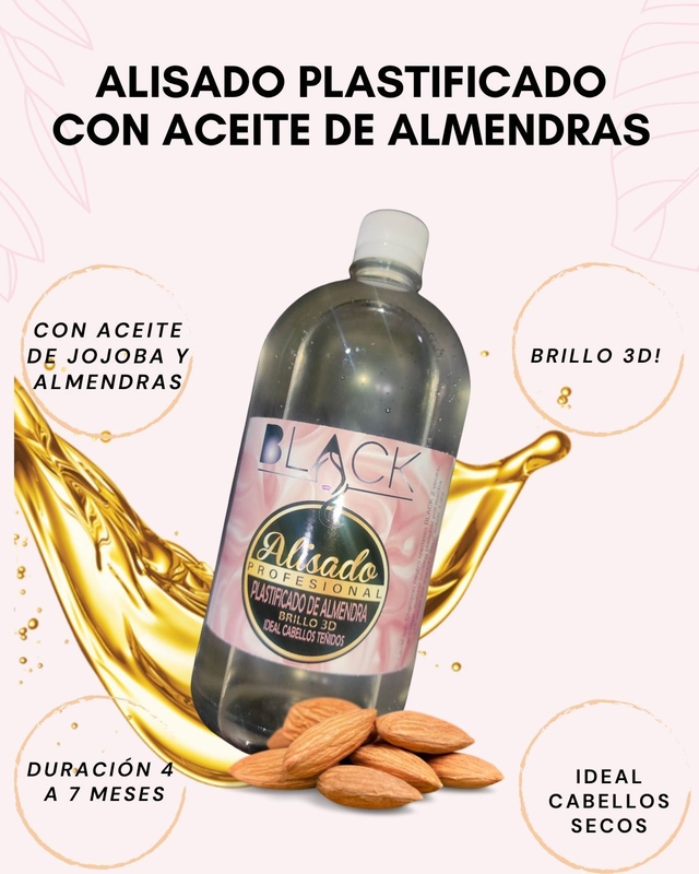 ALISADO PLASTIFICADO CON ACEITE DE ALMENDRAS