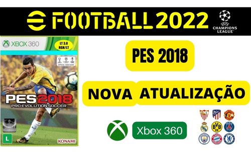 Patch Atualização Pes 18 Xbox 360 - Wsgames - Jogos em Midias Digitas