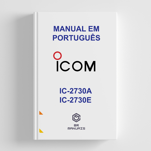 Manual de Instruções IC2730A, IC2730E em Português