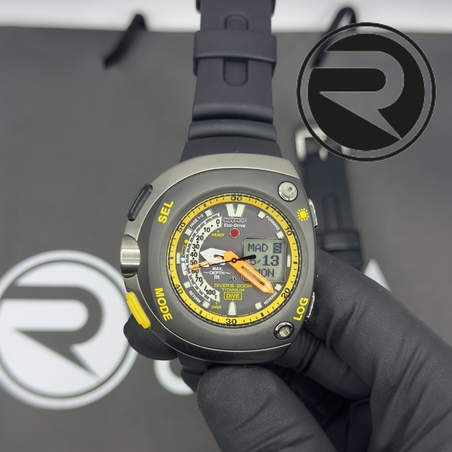 Citizen aqualand eco drive titanium hotsell