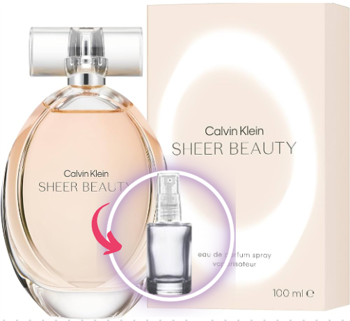Decant Sheer Beauty -Calvin Klein - Marq Perfumaria