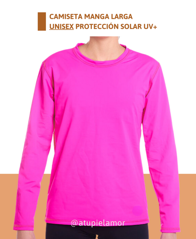 Camiseta manga 2024 larga proteccion uv