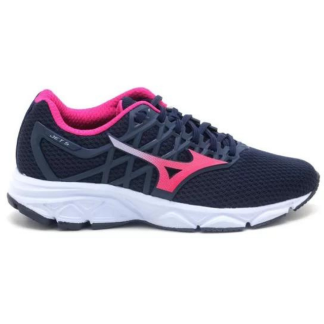 TENIS MIZUNO JET 5 AZUL MARINHO ROSA